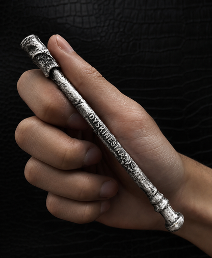 Hold Cig 925 silver hand-cast cigarette holder avant-garde signature piece Paris atelier detail