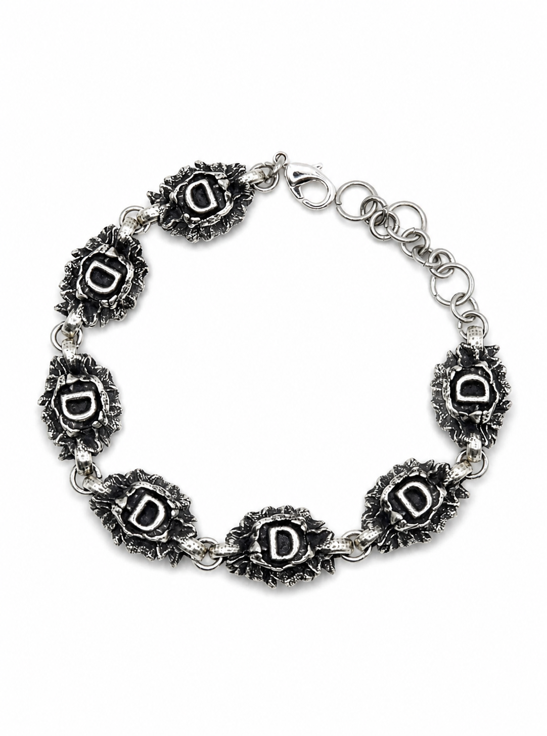 Segment Brace 925 sterling silver linear external structure Exoderme Collection DYSKINESIAA Paris front
