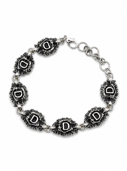 Segment Brace 925 sterling silver linear external structure Exoderme Collection DYSKINESIAA Paris front