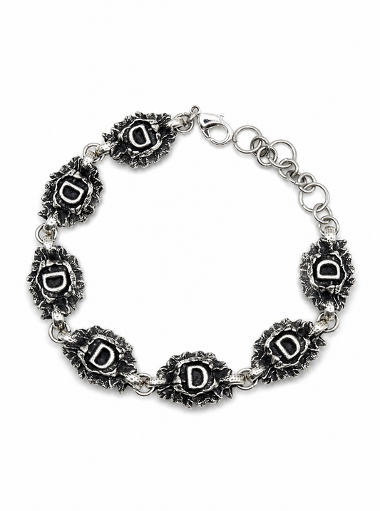 Segment Brace 925 sterling silver linear external structure Exoderme Collection DYSKINESIAA Paris front