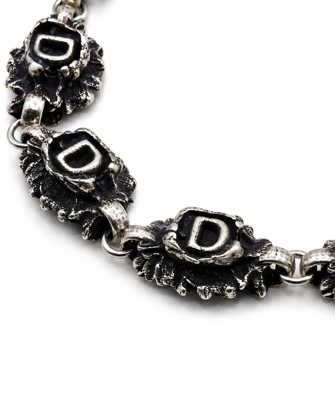 Segment Brace solid silver structural bracelet Exoderme Collection designer Paris hand-finished worn